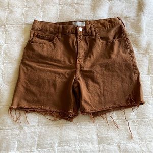 Everlane “The Denim Short” Organic Cotton Raw Hem Shorts Women’s 28 6